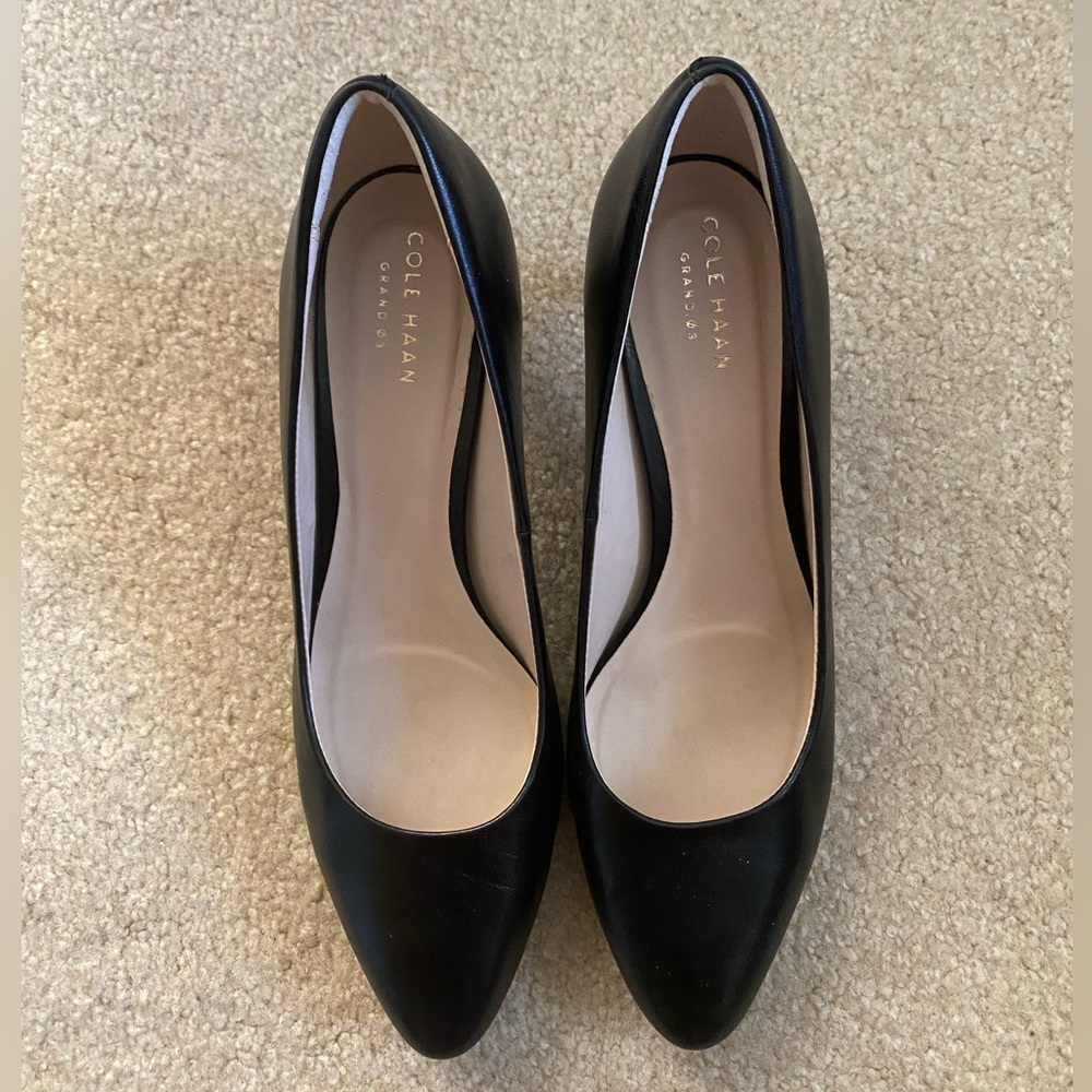COLE HAAN HLN GRAND PUMP 65MM SIZE 8.5 BLACK NEVER WORN
